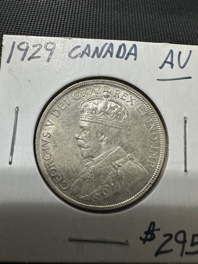 1929 Canada 50 Cents AU