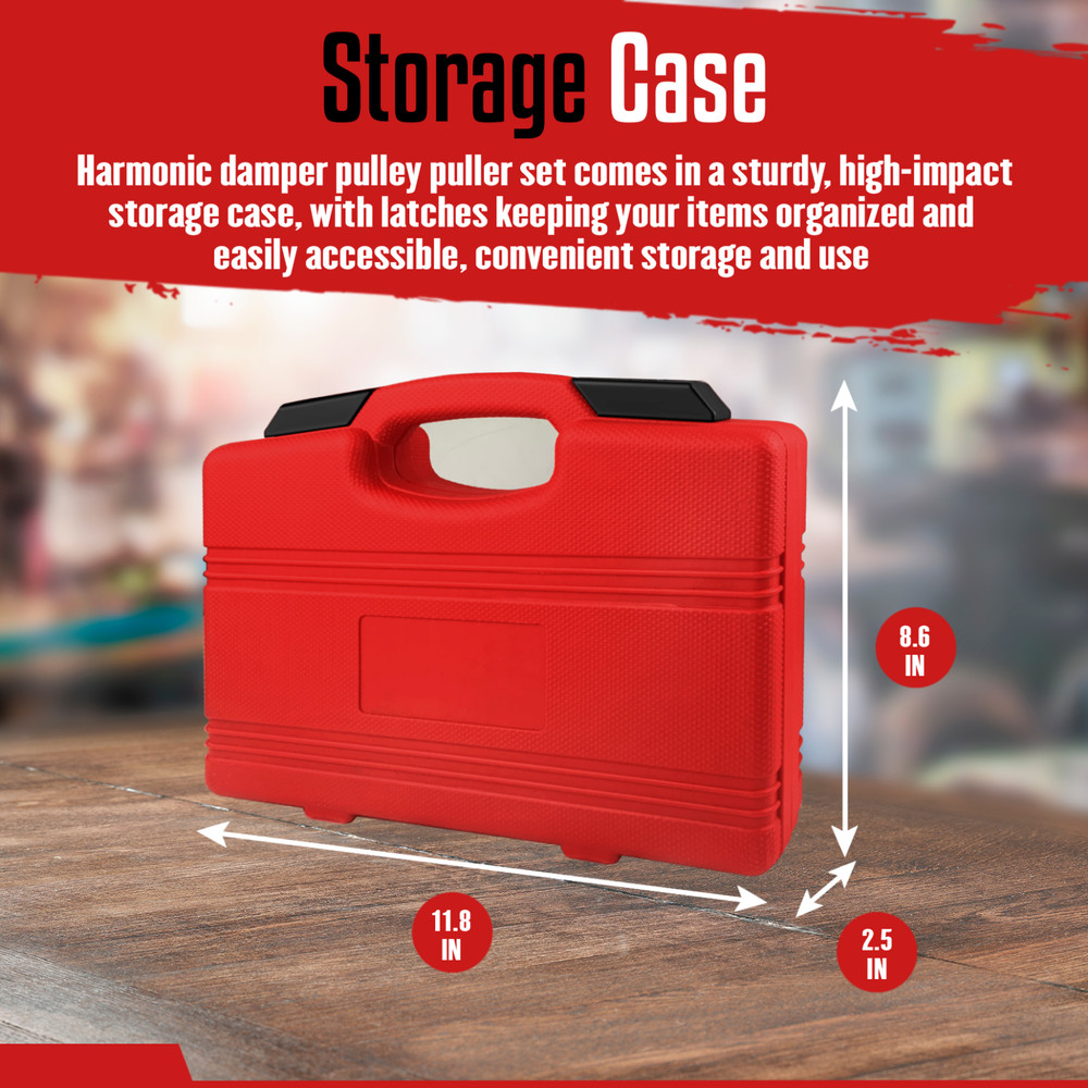 Heavy Duty Adjustable 3 Jaw Pulley Puller Tool Harmonic Balancer Puller Set