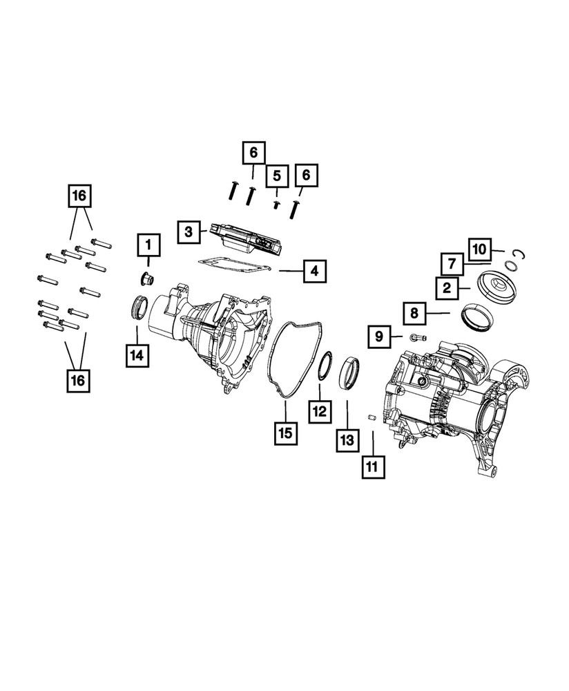 Genuine Mopar Transfer Case Bolt 68224124AB