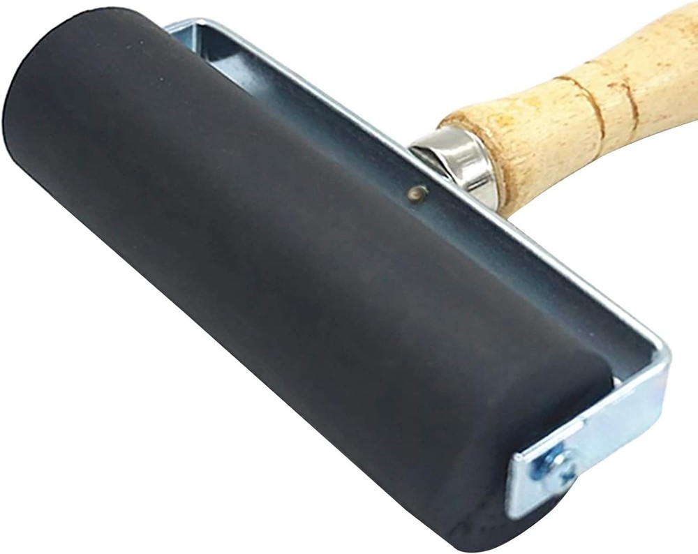 4 Pack Rubber Roller - Brayer Rollers with 3 Size for Crafting Brayer Rollers...