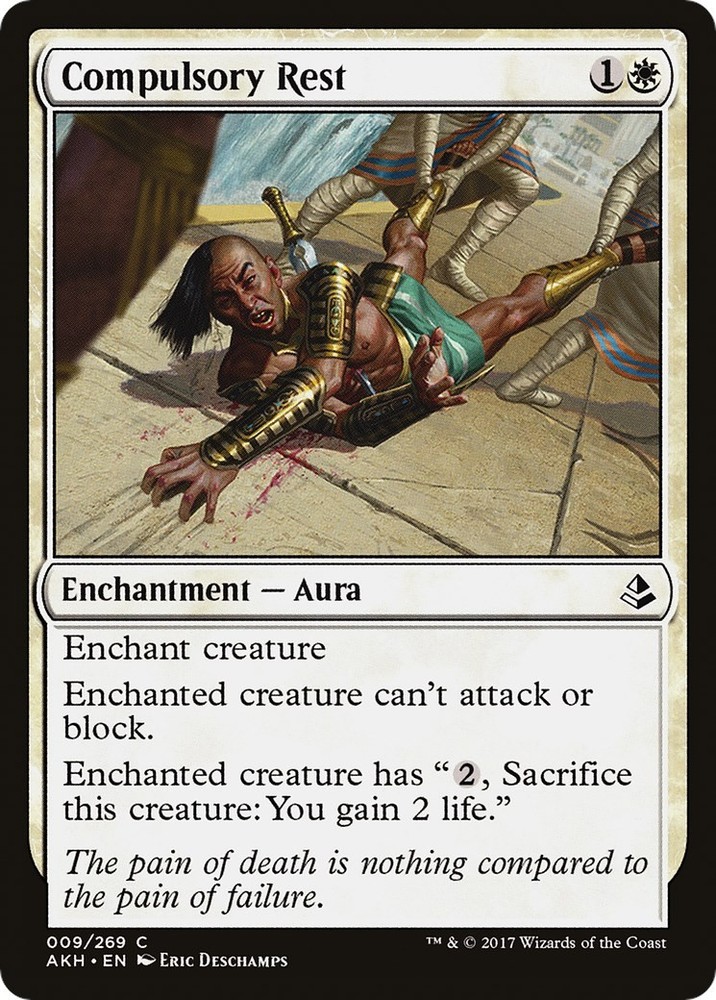 Compulsory Rest Amonkhet 9 MTG LP