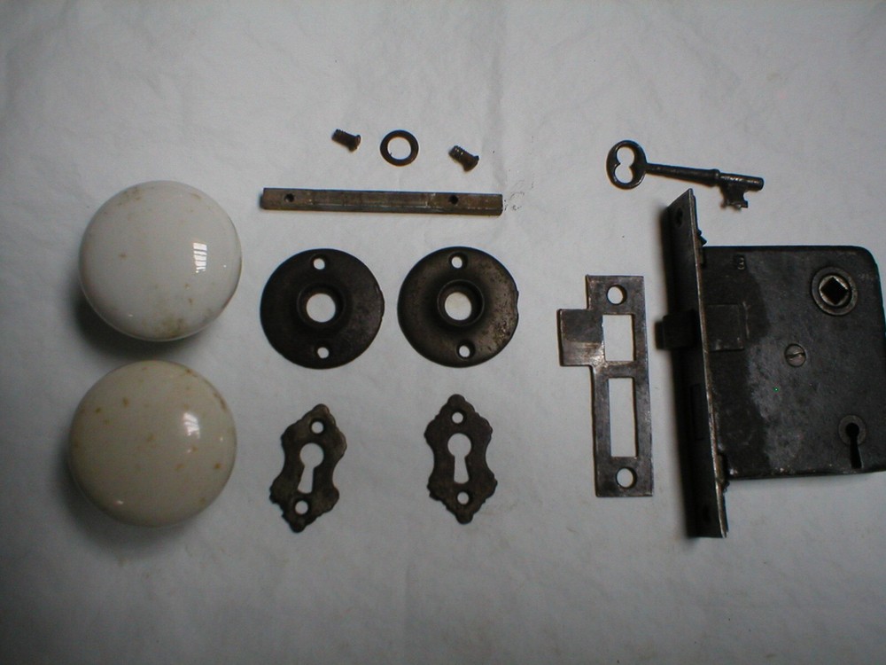 Antique Victorian Era Door Hardware