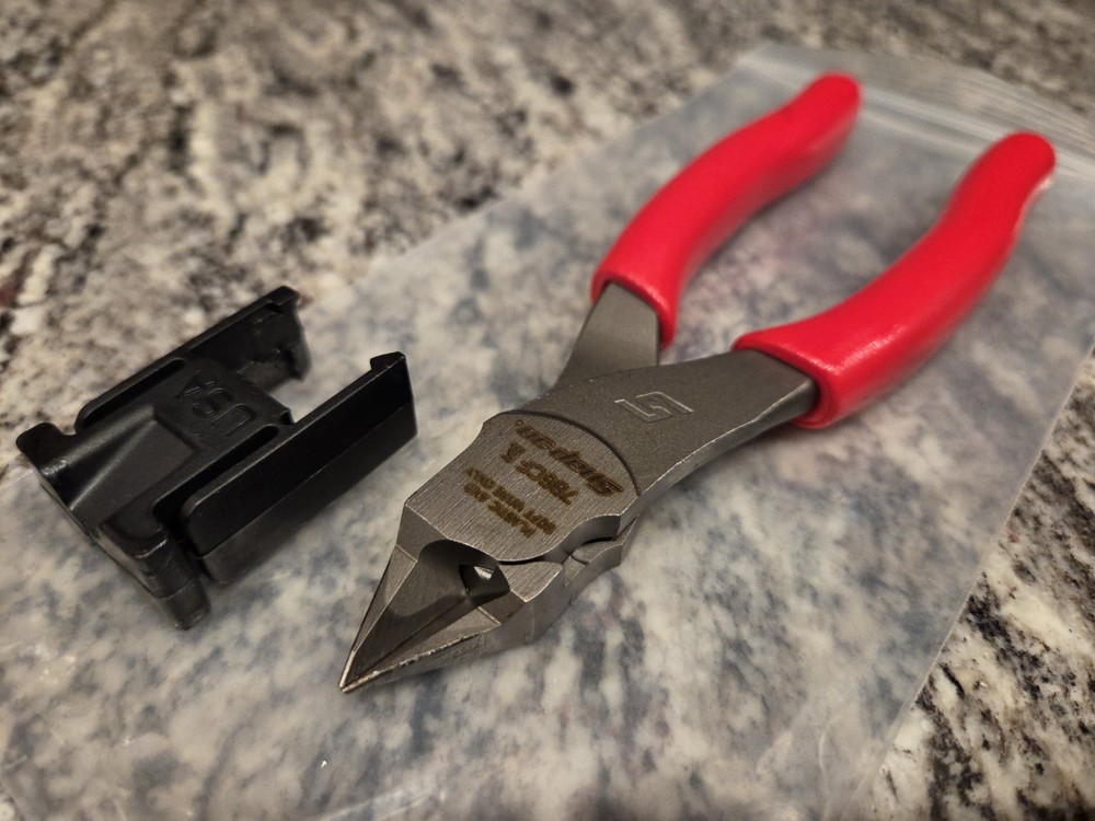 Snapon Tools 6" Diagonal Flush-Cut Pliers- RED