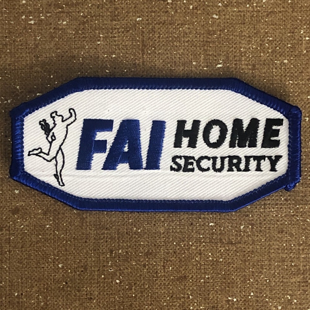 FAI Home Security Patch - 3 5/8 inches x 1 3/4 inches