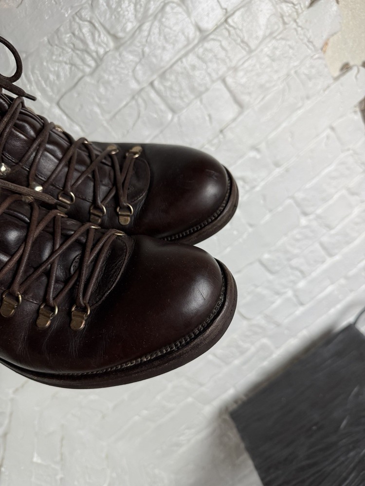 Bally Men's Leather Boots Size 10 Brown