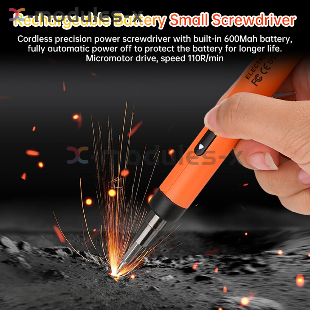 46in1 Mini Precision Electric Screwdriver Set Rechargeable Cordless Screwdriver