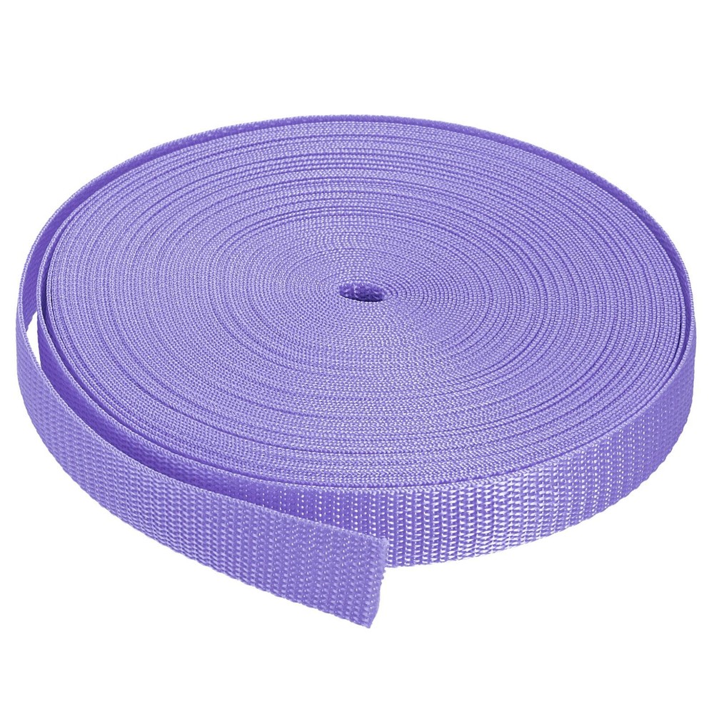 Lightweight Polypropylene Webbing Strap 1" 25 Yards Purple Strapping