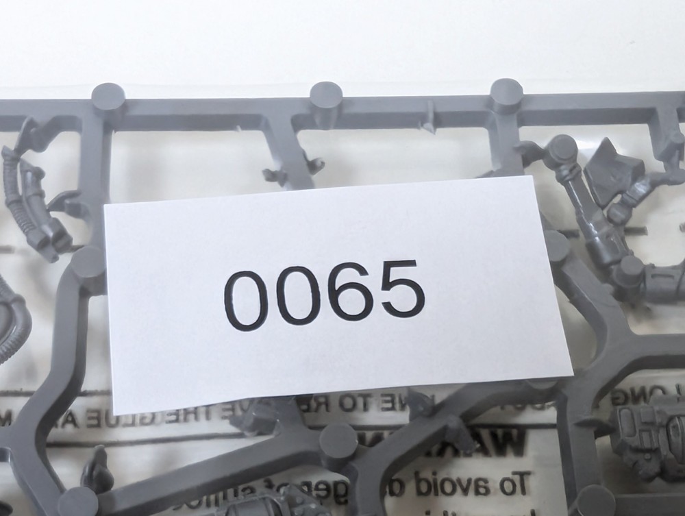 Space Marines Devastator Heavy Weapons Sprue Partial Incomplete Warhammer 40k