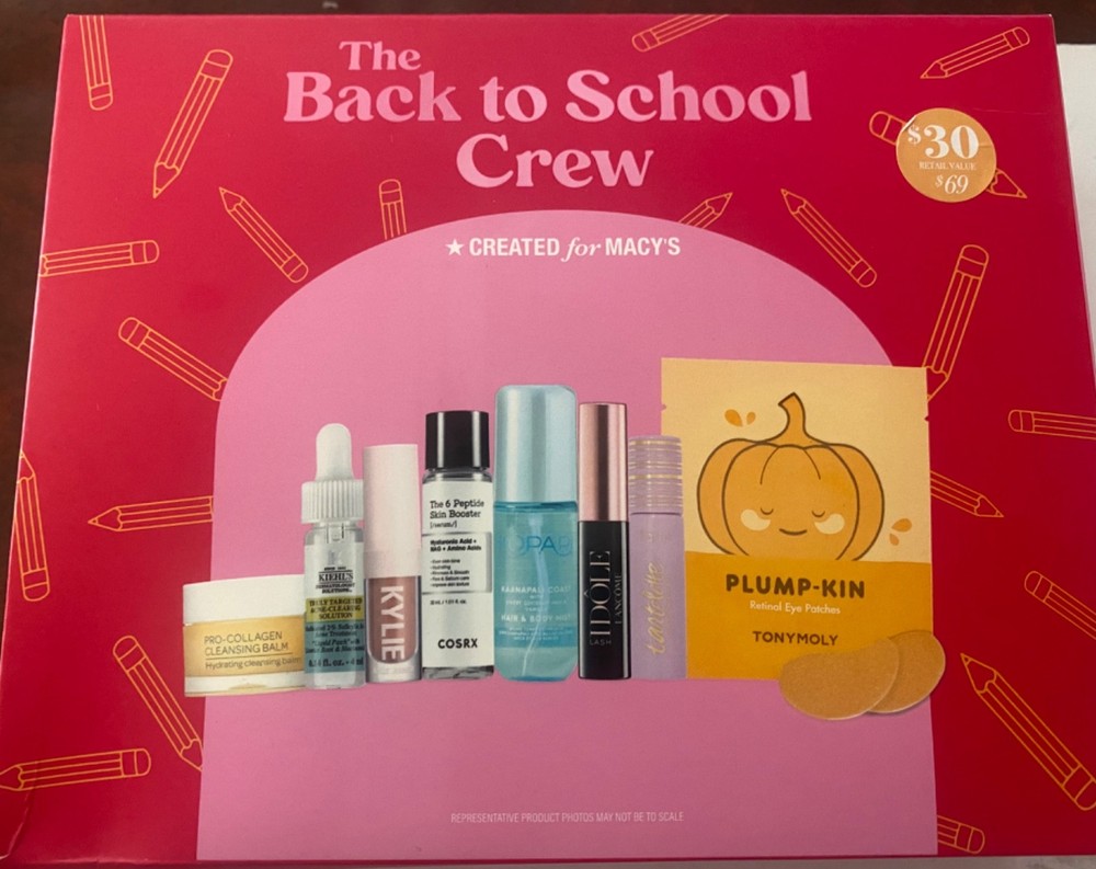 Macy's Back To SchoolCrew Beauty Bundle 8 pieces!