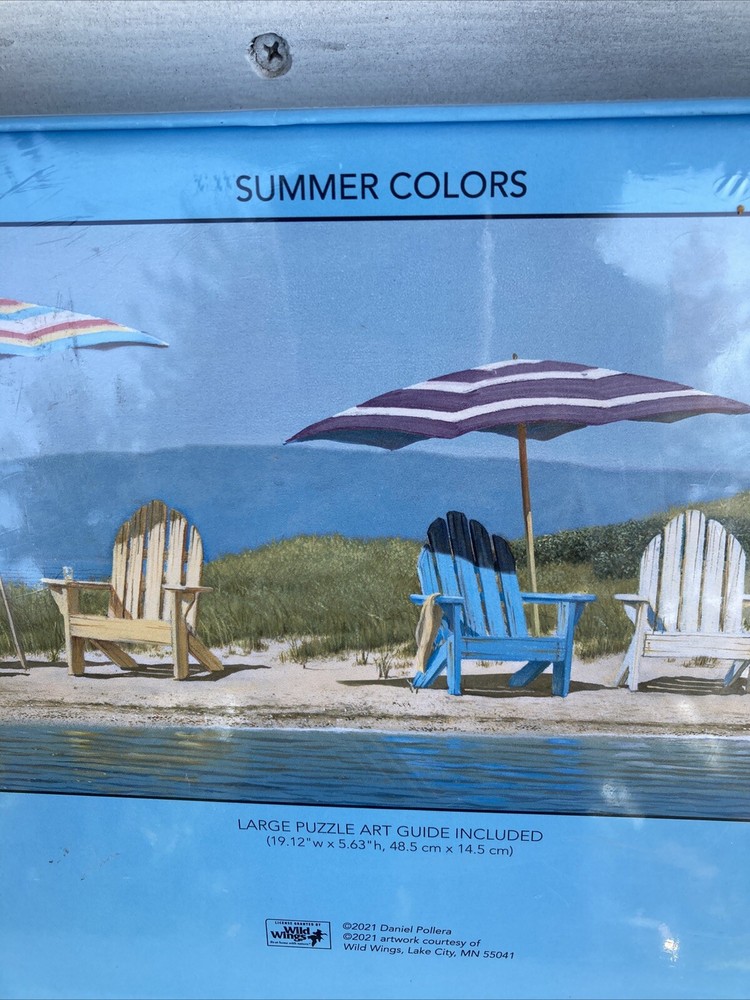 Llang Summer Colors Panoramic Puzzle~3 Ft~HTF~NIB