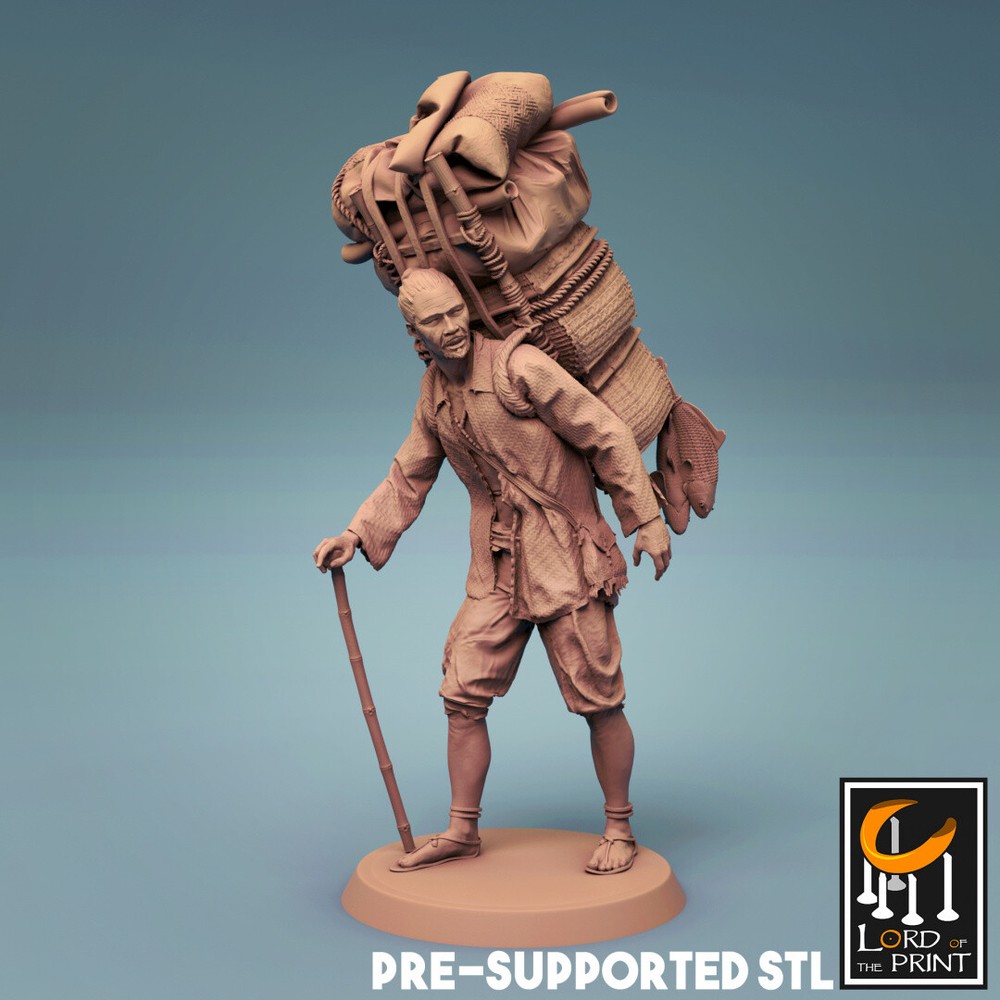 Igorot Merchant Miniature D&D DnD Pathfinder RPG
