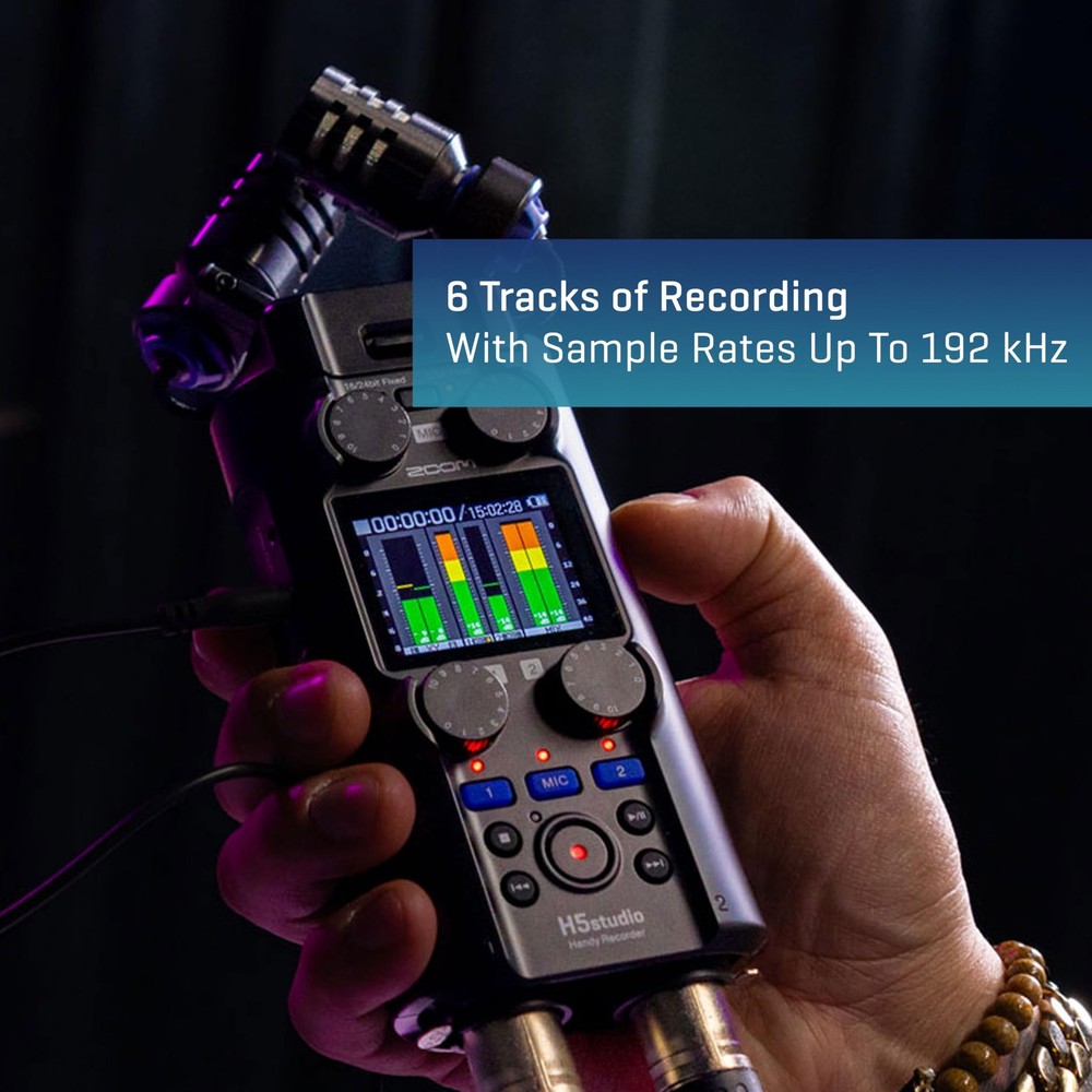 Zoom H5studio 4-Track 32-Bit Float Handy Recorder