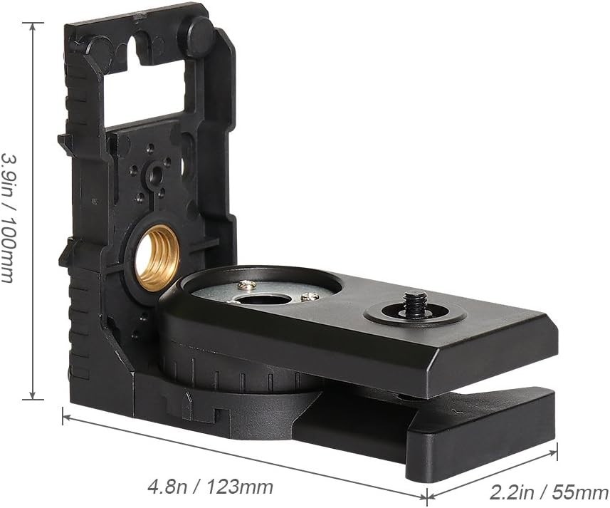 Multi-Functional Magnetic Laser Level Adapter - 1/4" & 5/8" Thread Compatibility