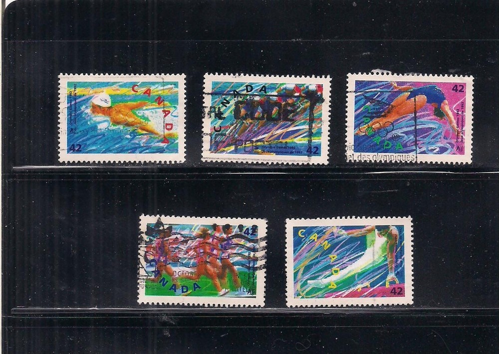 Canada 1414-1418 used olympics