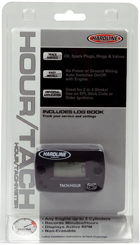 Hardline - HR-8061-2 Hour/Tach Meter with Log Book