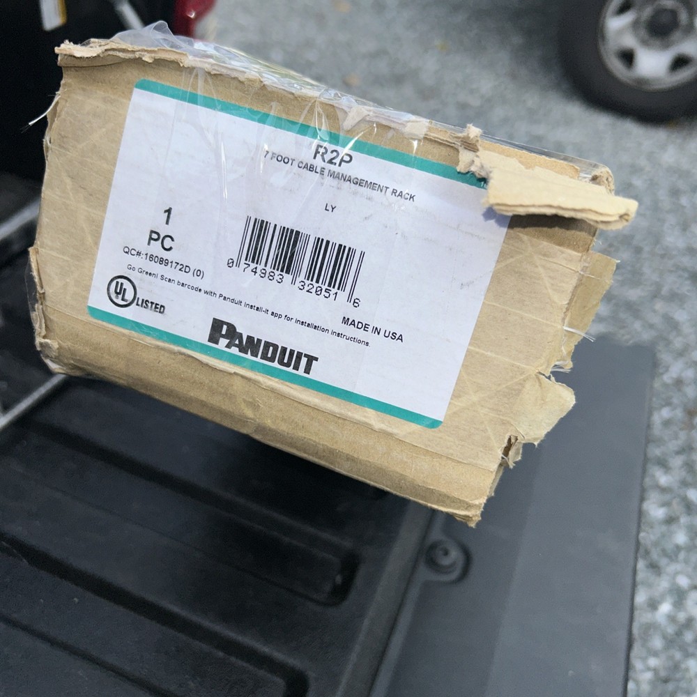 Panduit 2 Post Standard Equipment Rack NEW
