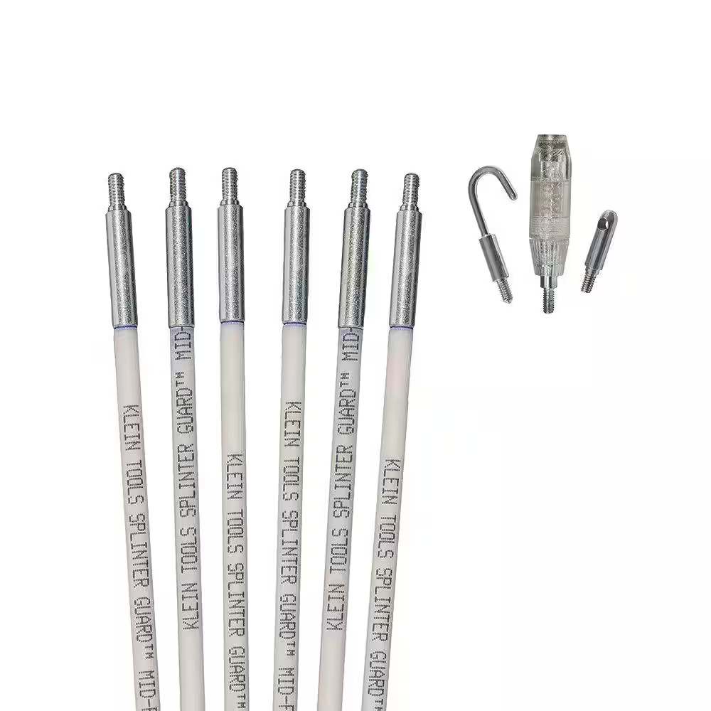 Magnetic Wire Puller and 30 Ft. Glow Fish Rod Set