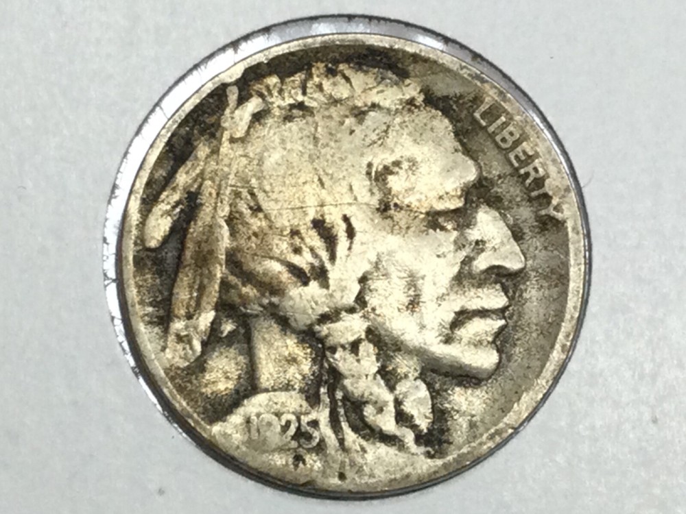 1925-S Buffalo Nickel in fine