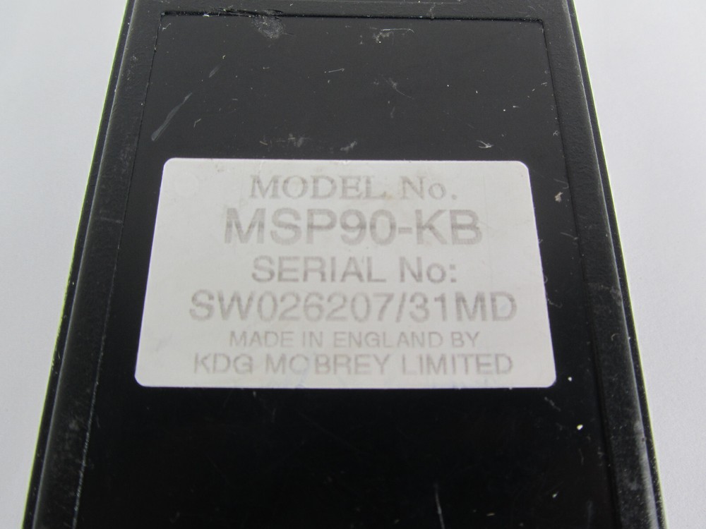 KDG Mobrey Flow Meter Control Controller MSP90-KB Handheld Device