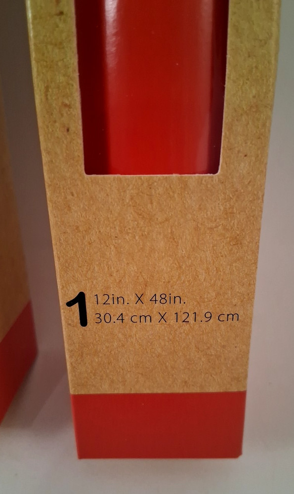 Crafter's Square Solid Red Vinyl Adhesive Paper 12"x48" s#13
