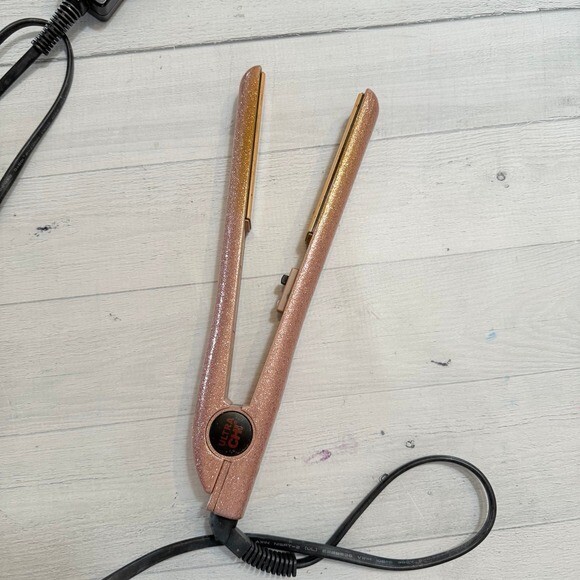 Chi Ceramic Flat Iron Glitter pink