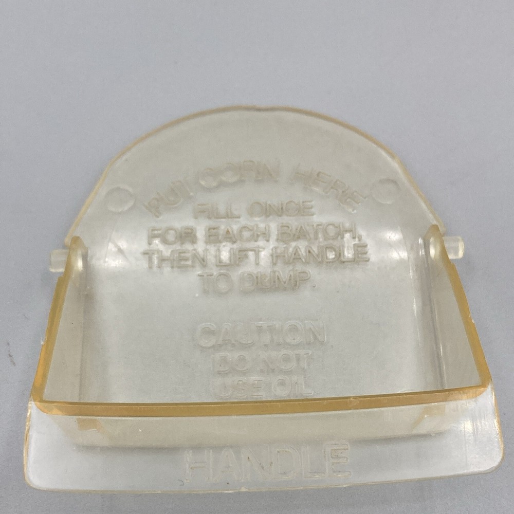 Wear Ever Popcorn Pumper Popper Corn Kernel Tray Handle Replacement Part
