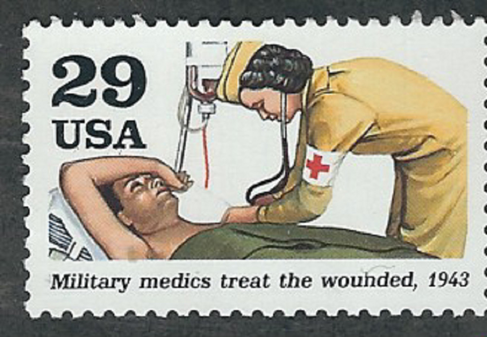 Scott #2765...29 Cent...World War II...Medics...2 Stamps
