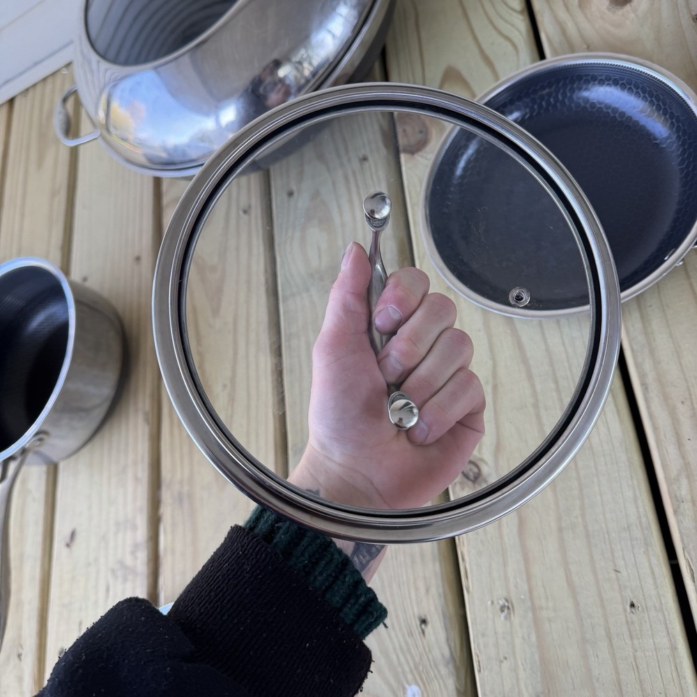 Hexclad Hybrid Cookware 10 Piece Set Preowned Great Condition