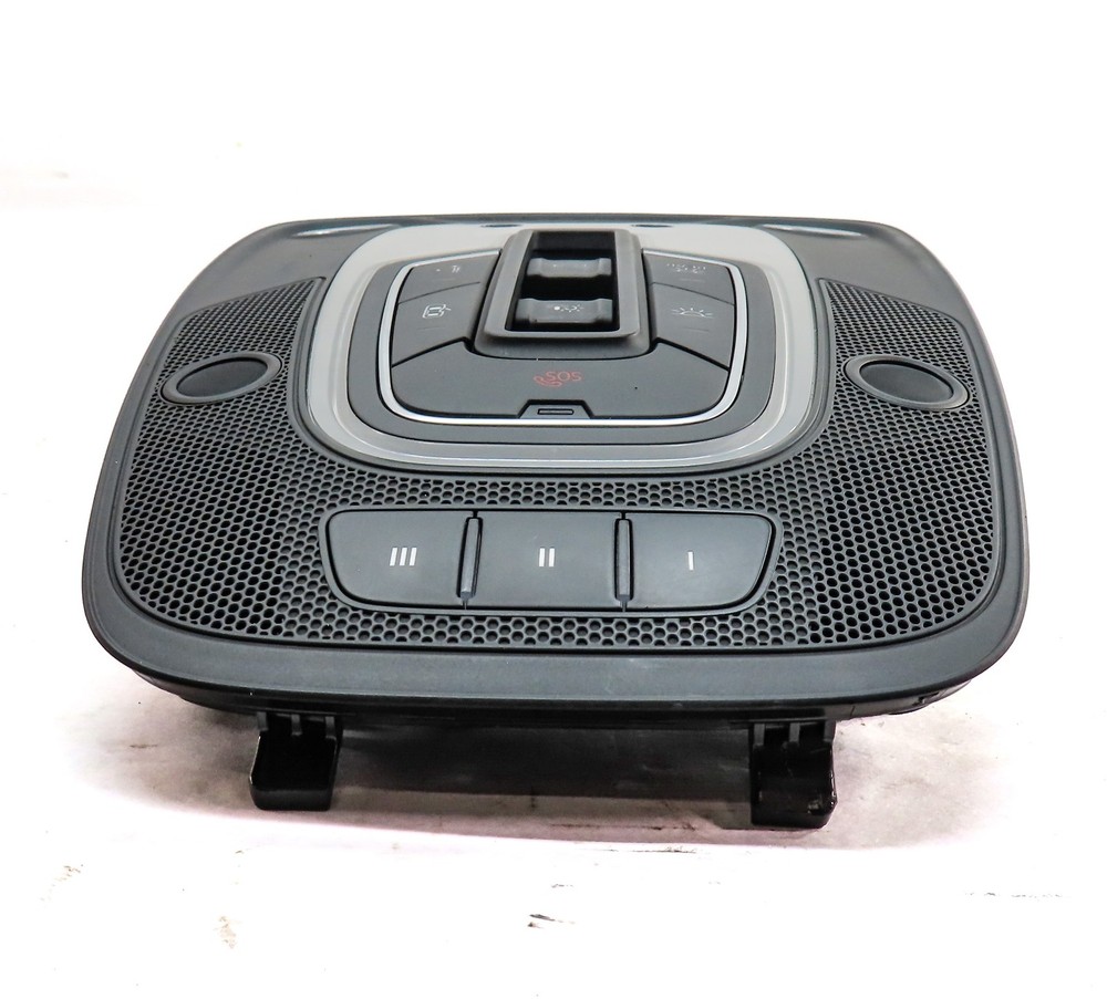 2017 AUDI Q7 (4M) FRONT INTERIOR OVERHEAD DOME MAP READING LIGHT LAMP (Black)