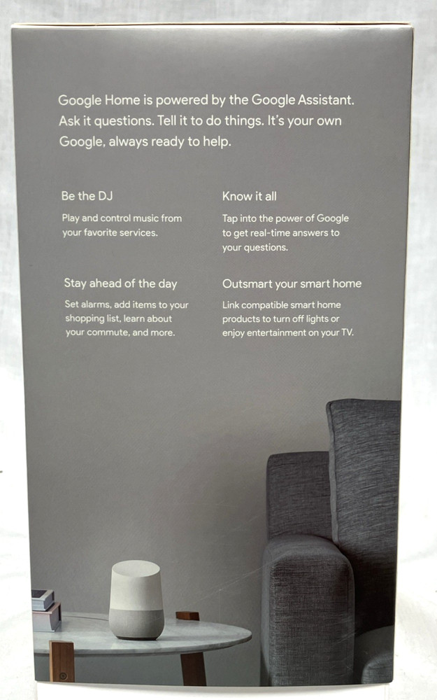 NIB Google Home Voice Activated Speaker
