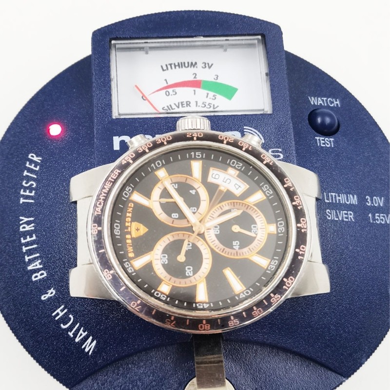 Circular Type Watch Battery Pulse Tester & 1.5V 3V Button Cell Battery Analyzer