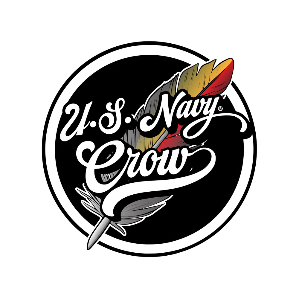 Navy Crow 4" Decal