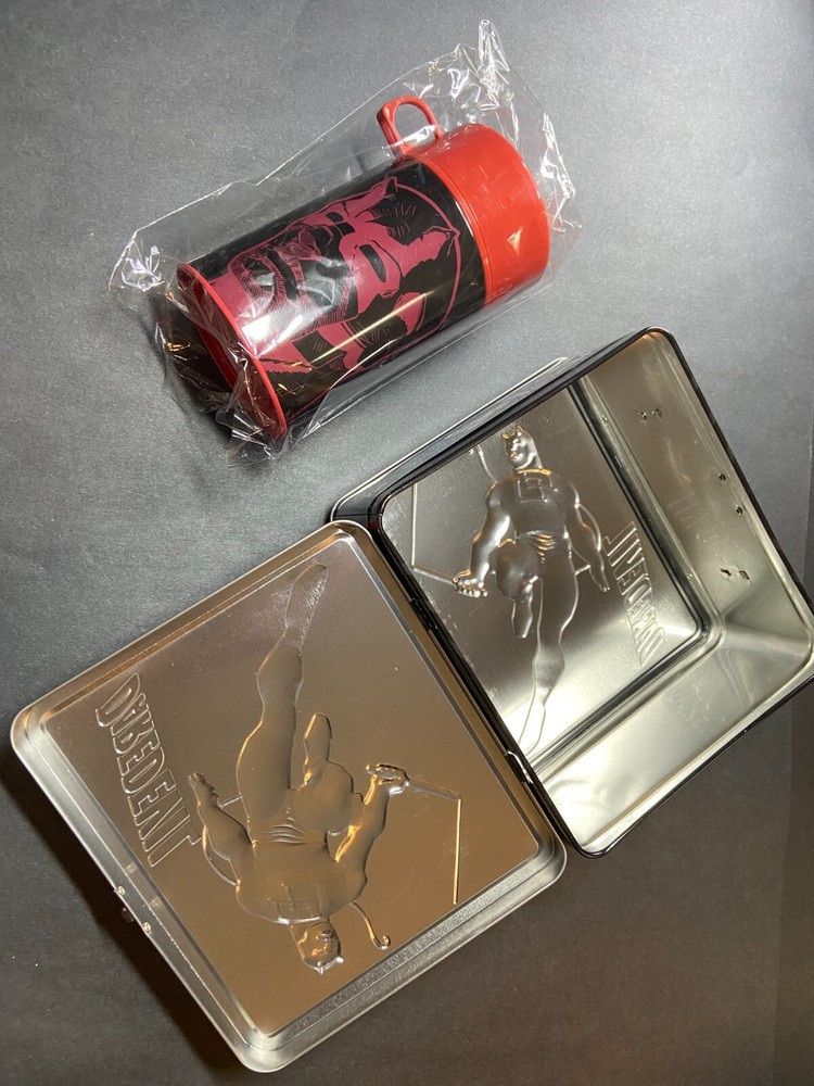 MARVEL Comics DAREDEVIL LUNCH BOX & THERMOS Previews Exclusive NEW