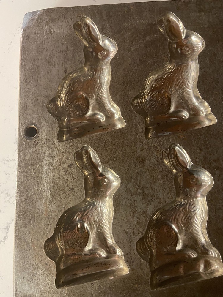 Antique Chocolate Bunny Mold RARE