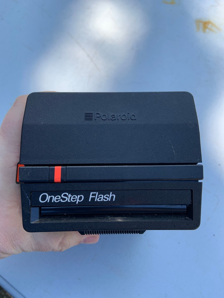 Vintage Polaroid One Step Flash Red Strip