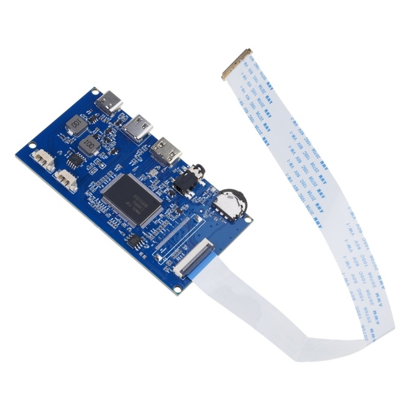 30pin EDP LCD Screen Driver Board Automatic Recognition 2-Channel with Cable