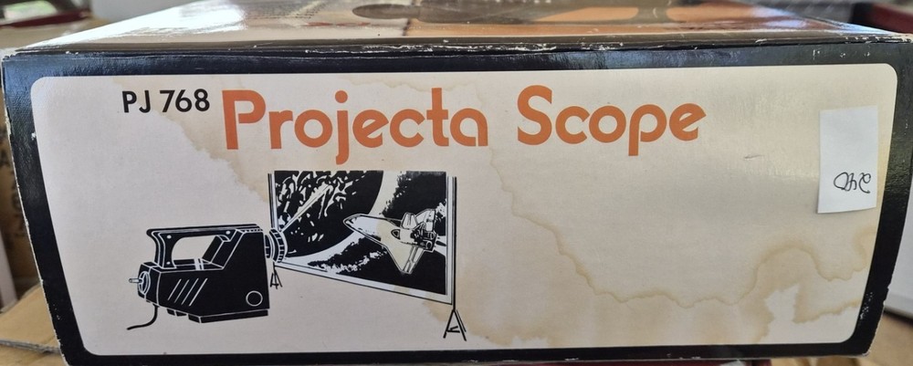Vintage Projecta Scope PJ768 Image Projector W/ Original Box