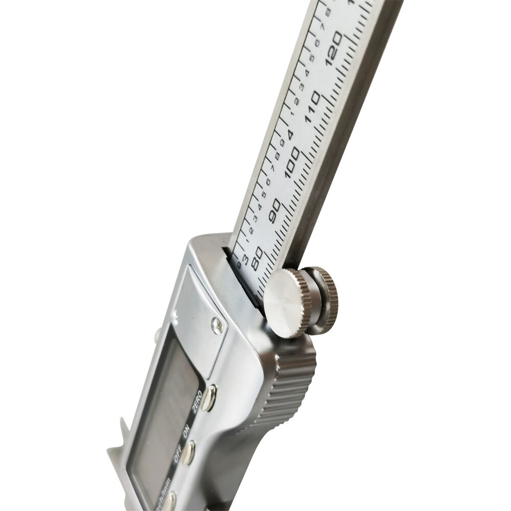 Digital Display Electronic Vernier Caliper 12" Stainless Steel Measuring Tool