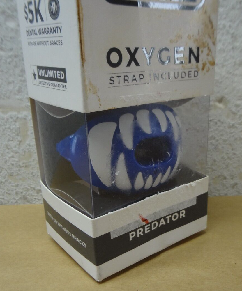 Battle Sports Predator Oxygen Lip Protector Mouthguard with Strap