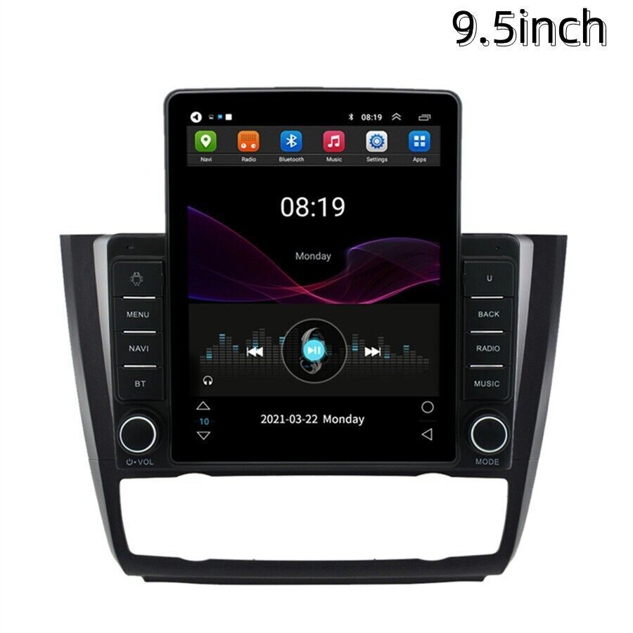 9.5'' Vertical For Android 10.1 1+16GB For BMW 1-Series E88 E82 E81 E87 2004-11