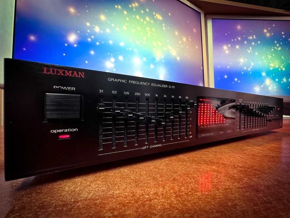 LUXMAN G-111 🌈RaRe🌈 Vintage Stereo Equalizer