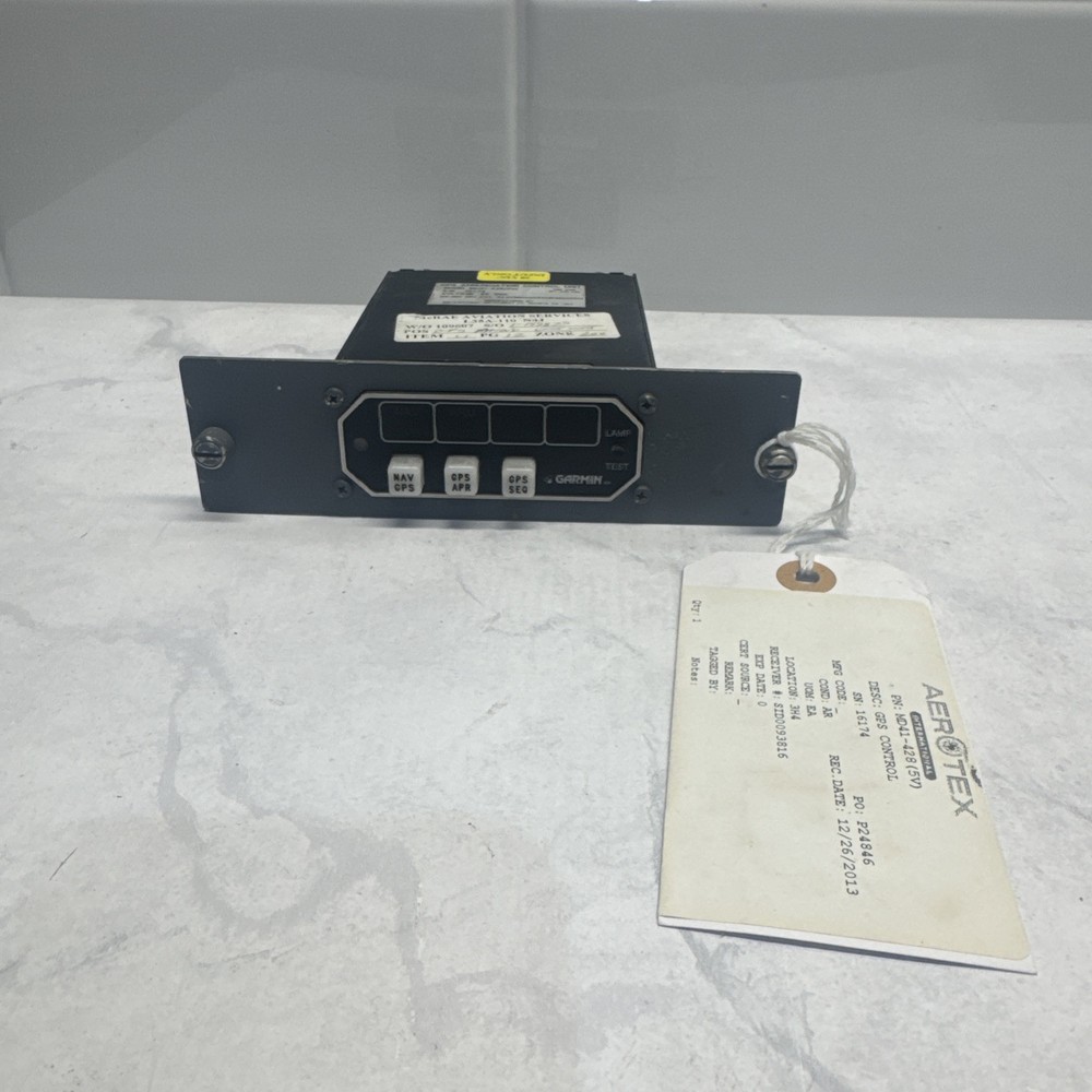 GPS Annunciation Control Unit MD41-428 Removed Working