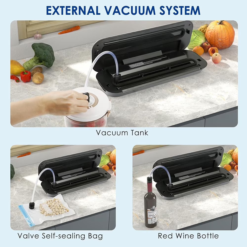 Vacuum Sealing Machine Automatic Food Sealer with Dry/Moist Modes