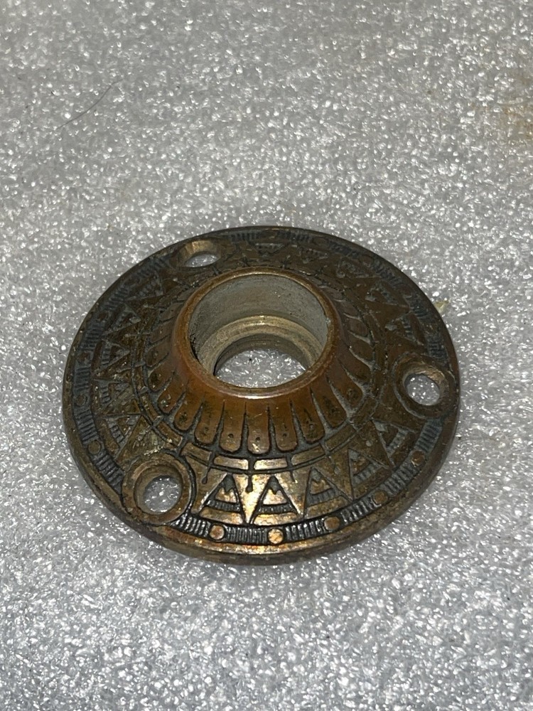 Antique Sargent Solid Brass  Door Knob Rosette.