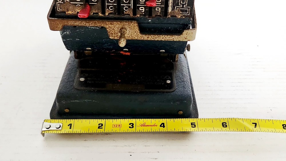Antique Hedman Check Writer Lightning Check Writer Co. Machine Chicago IL