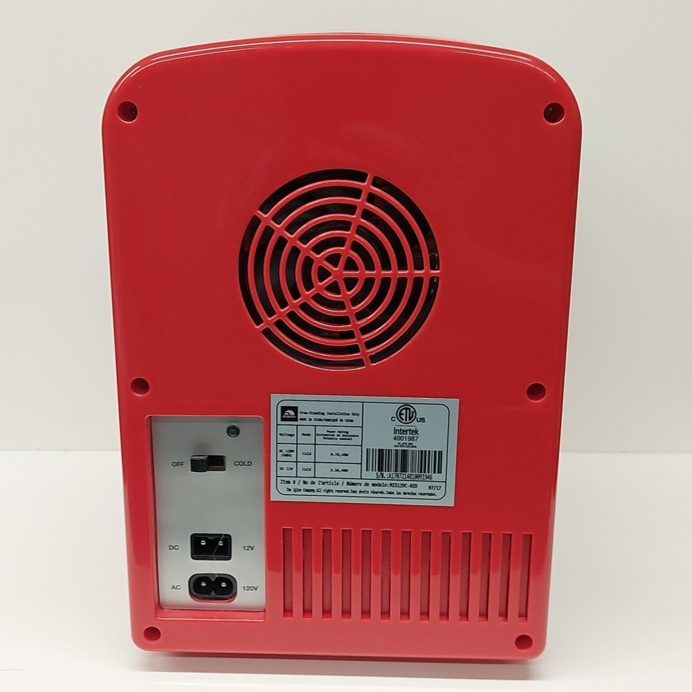 Igloo Retro 6 Can Mini Fridge Red Tested Working