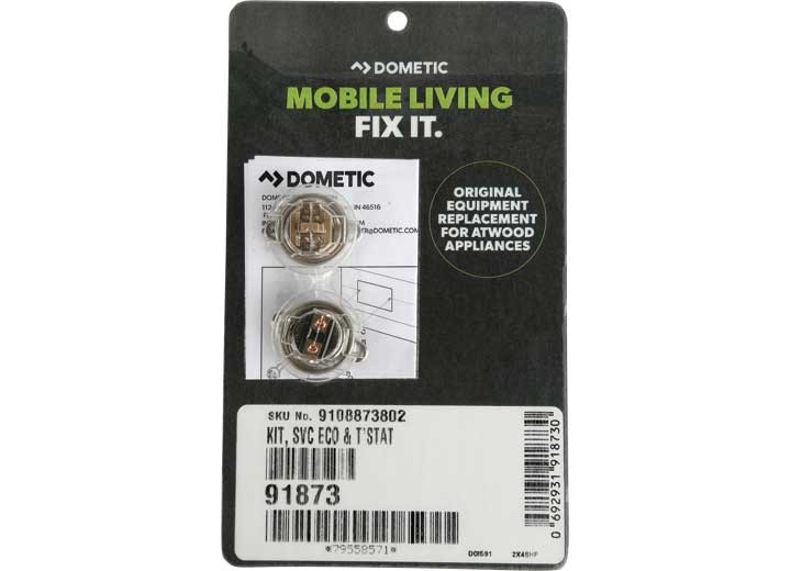 Dometic 91873 Water Heater Thermostat & Eco 110 Volt