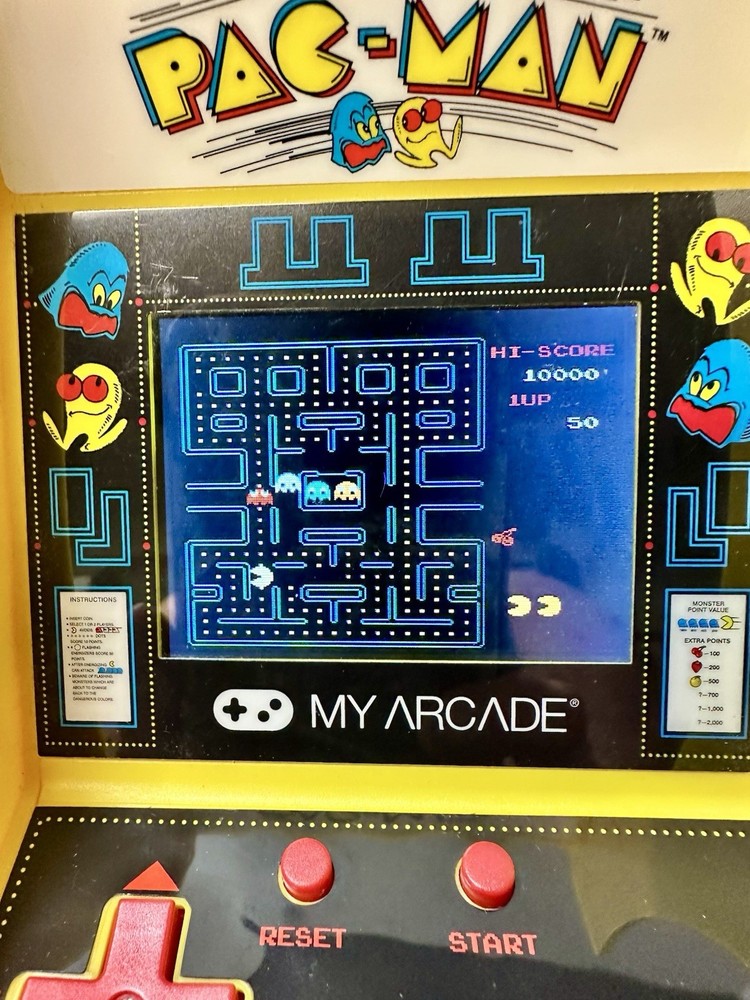 My Arcade Pac Man Micro Player Mini Arcade Game Works