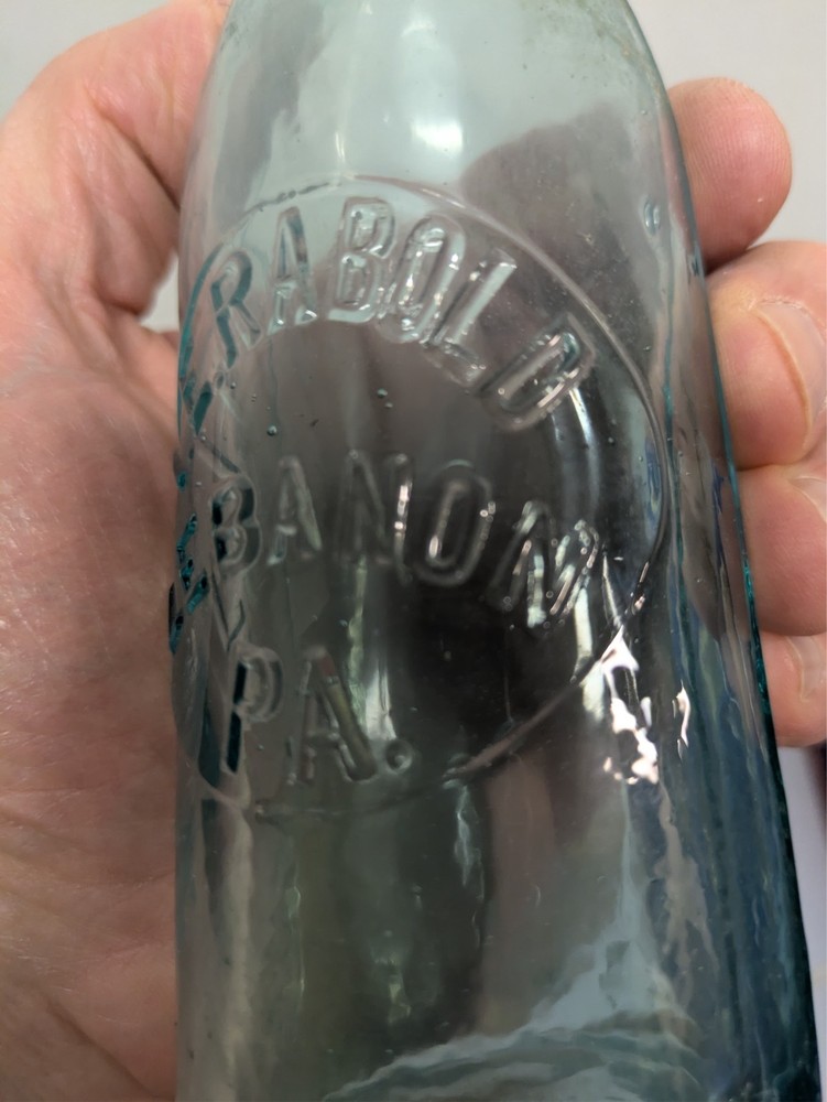 I. E. Rabold Cap Top Bottle, Lebanon PA