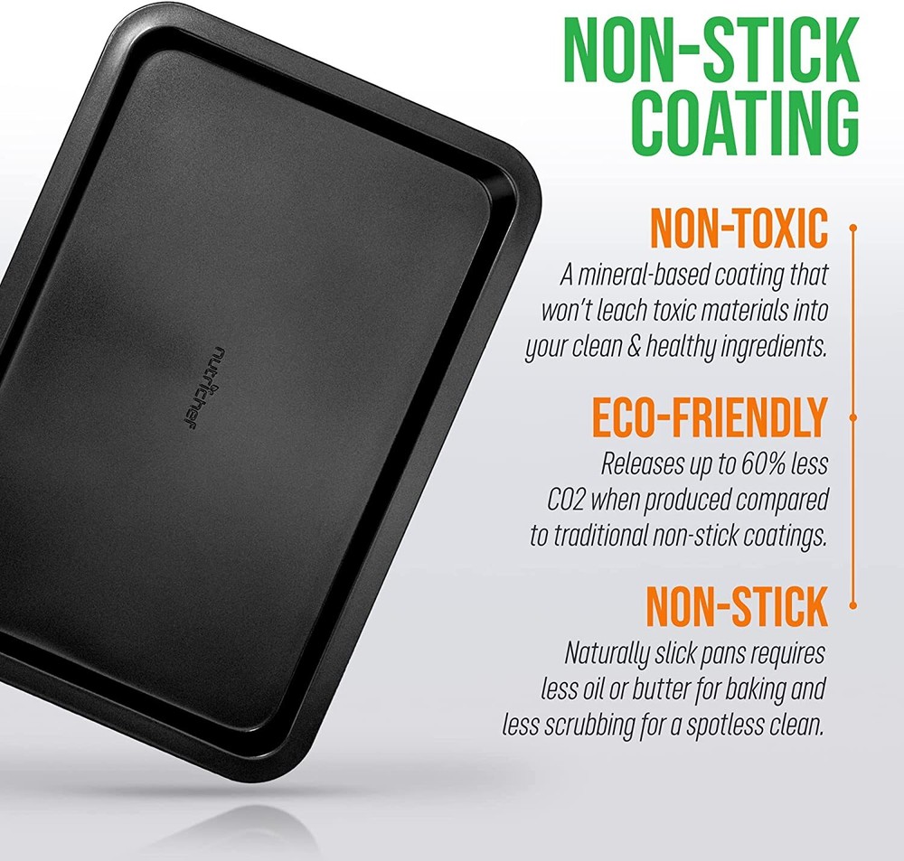 Nutrichef BKNCBS10SMEDCS Medium Cookie Sheet